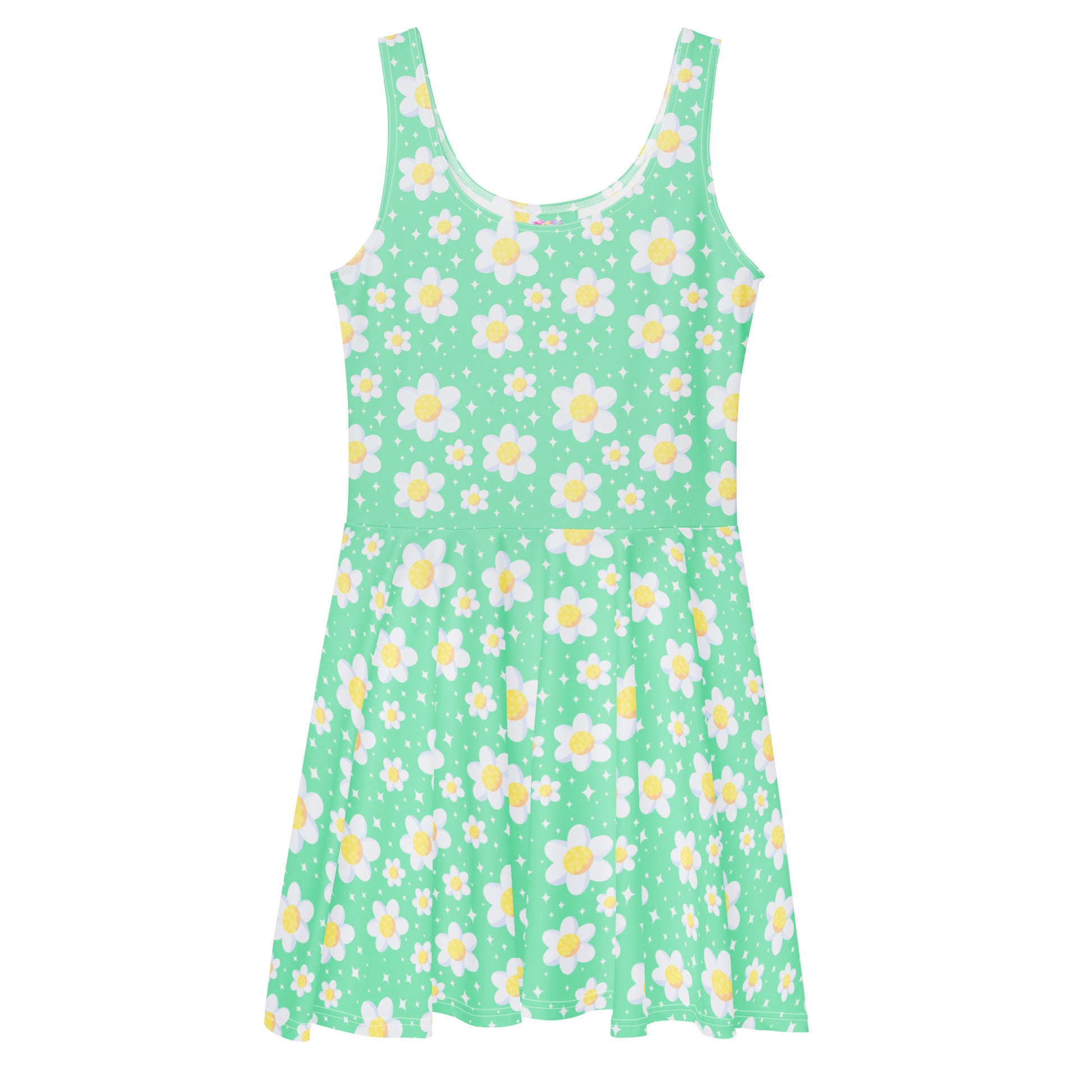Daisy Dreams Skater Dress (Mint Green) Holley Tea Time Daisy Dreams Skater Dress (Mint Green) Holley Tea Time