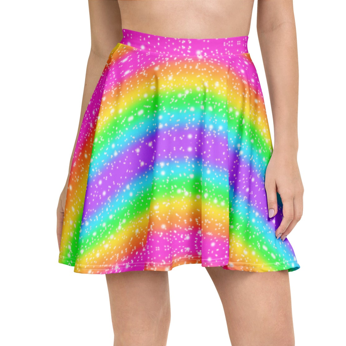 Rainbow Wonderland Skater Skirt