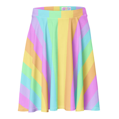 Kawaii fashion Harajuku fashion jfashion pastel rainbow skater skirt pop kei jojifuku cutecore