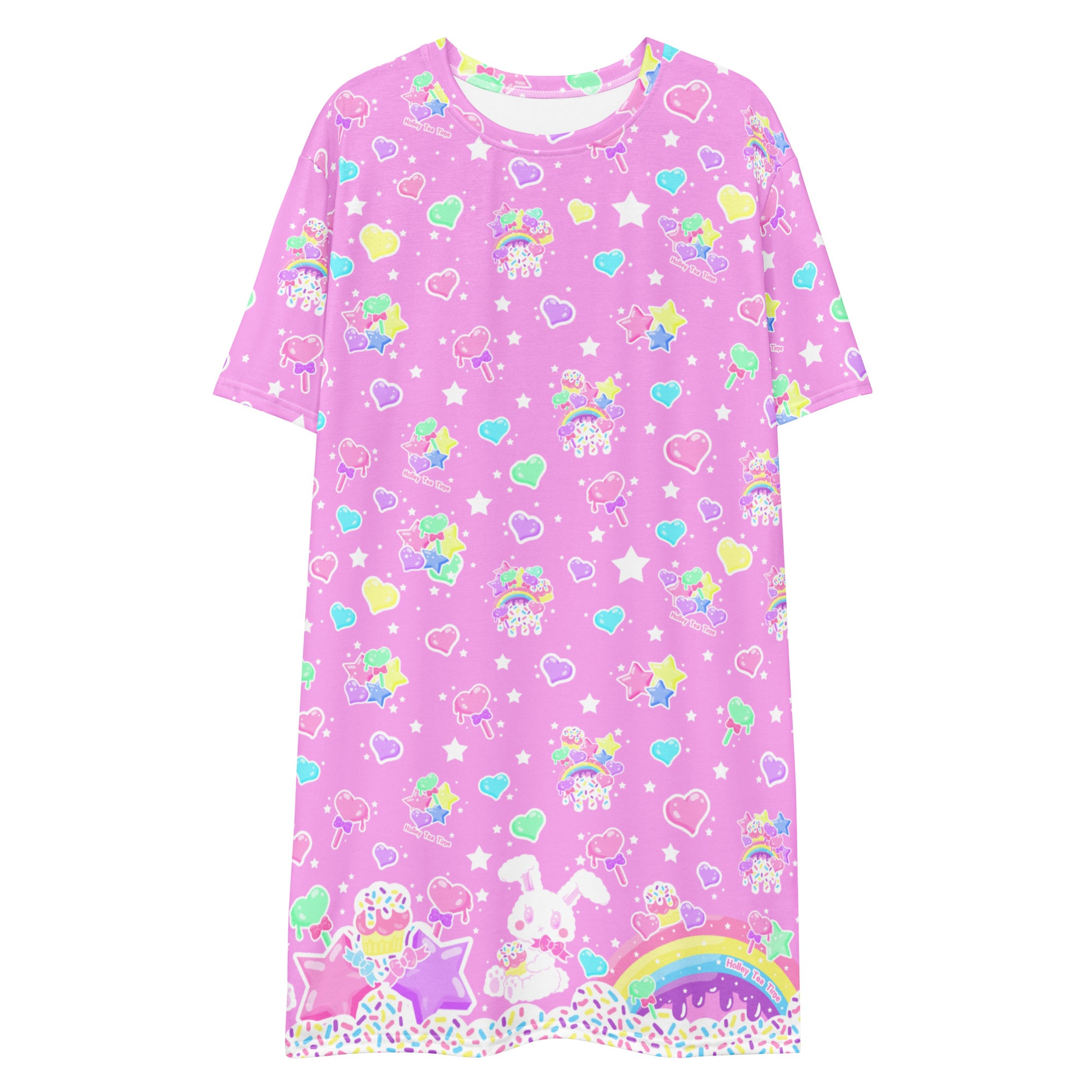pastel t shirt dress Pastel Vision T-shirt Dress a rainbow in your cloud