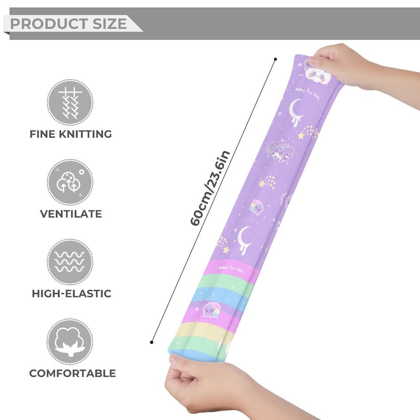 Rainbow Stardust Unicorn Over Knee Stocking Socks