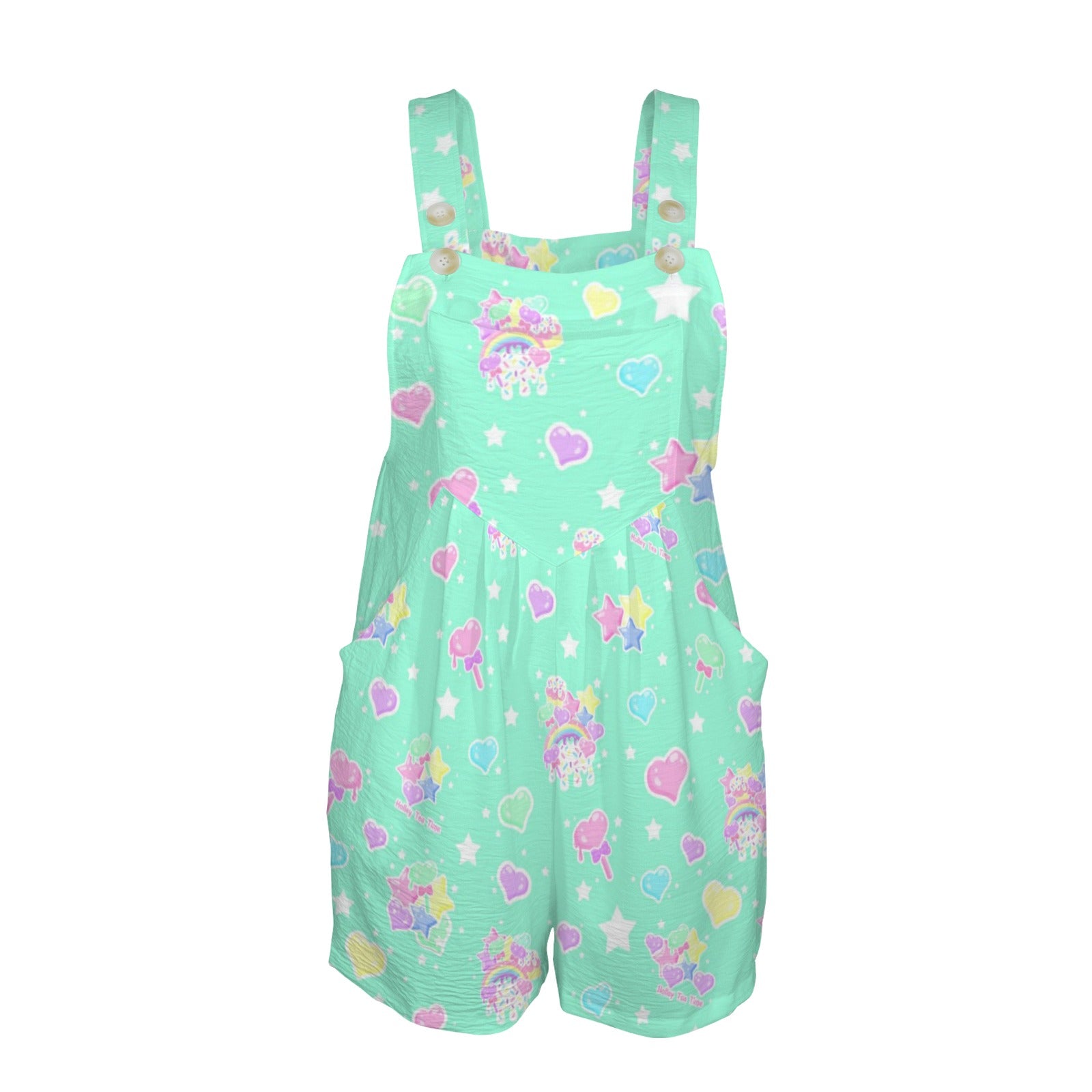Kawaii fashion fairy kei decora kei Harajuku style shorts overalls cutecore