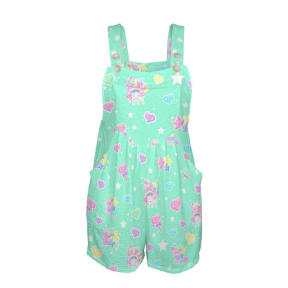 Kawaii fashion fairy kei decora kei Harajuku style shorts overalls cutecore