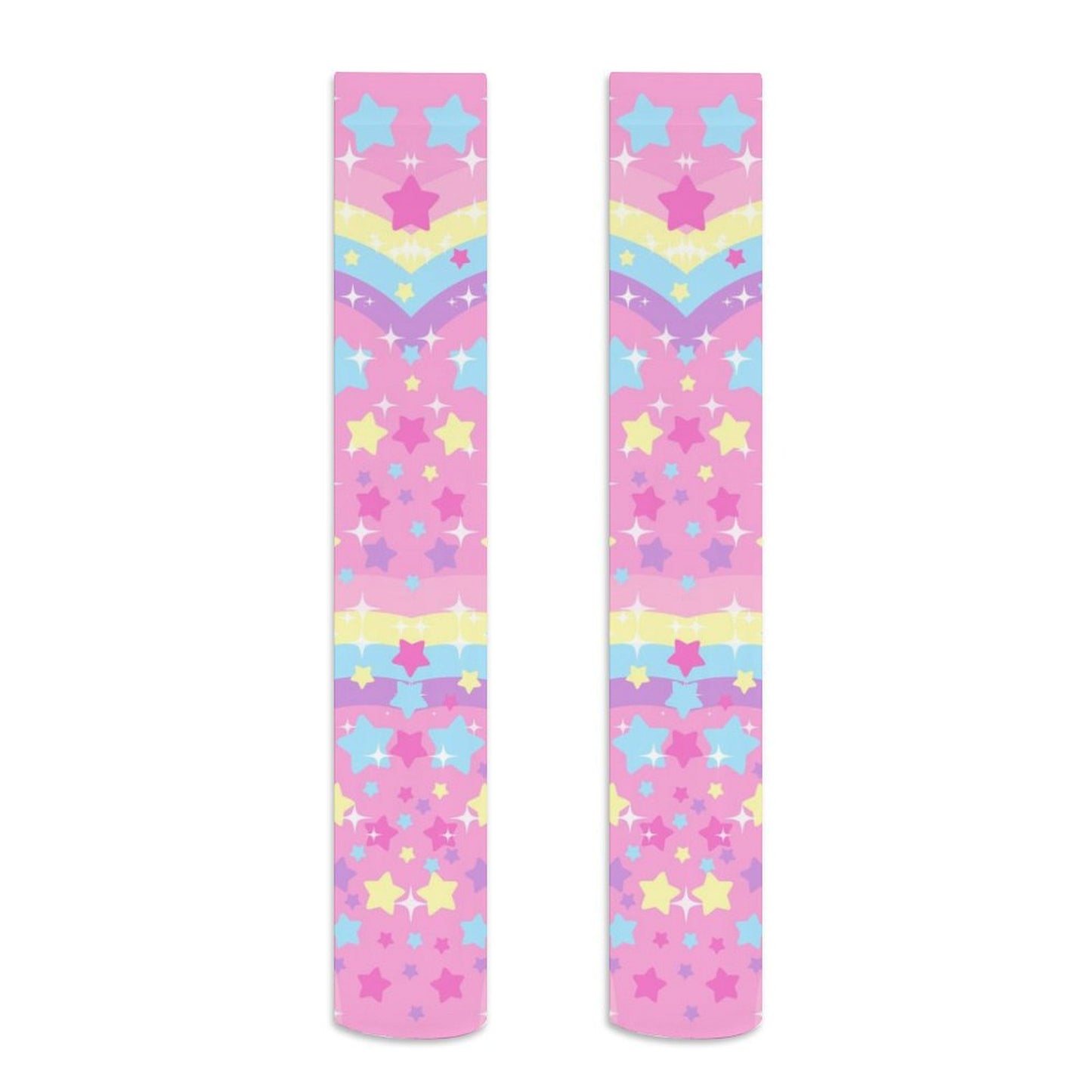 Bubbles Rainbow Land Over Knee Stocking Socks