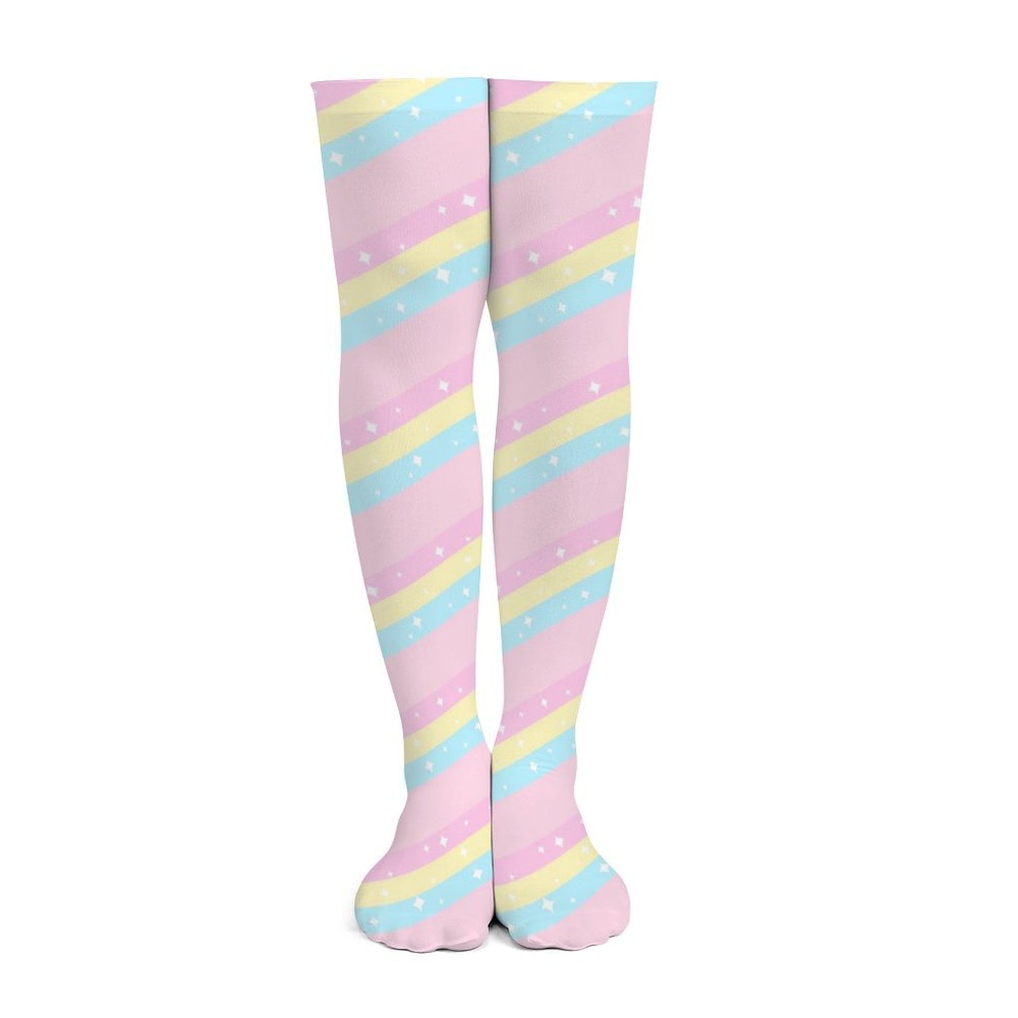 Teatime Fantasy Over Knee Stocking Socks (Pink)