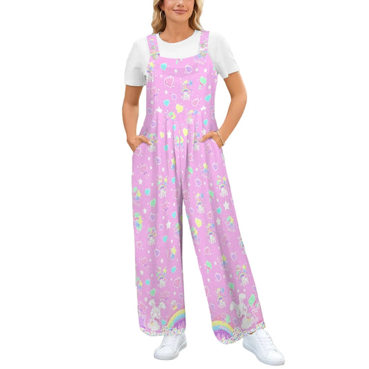 Kawaii fashion fairy kei decora kei Harajuku style shorts romper overalls cutecore candy sweets bunny sprinkles