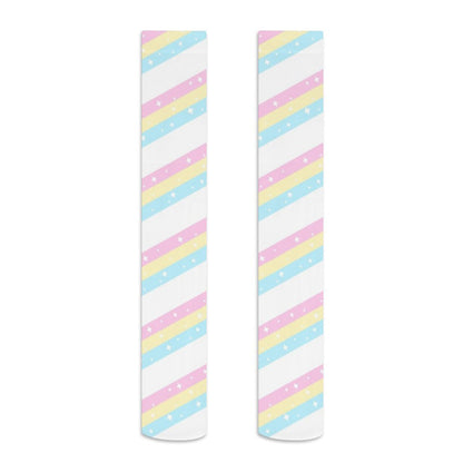 Teatime Fantasy Over Knee Stocking Socks (White)
