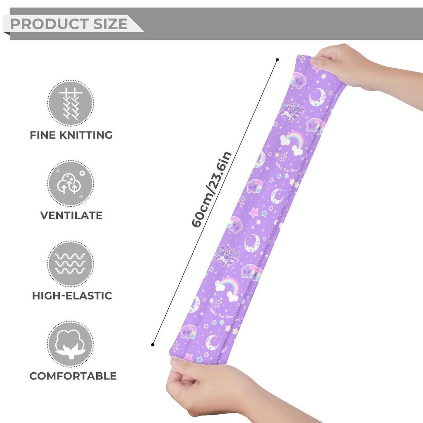 Rainbow Stardust Unicorn Friends Over Knee Stocking Socks