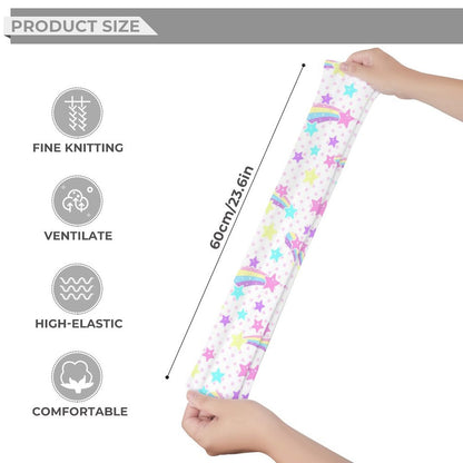 Starry Party Over Knee Stocking Socks (White)