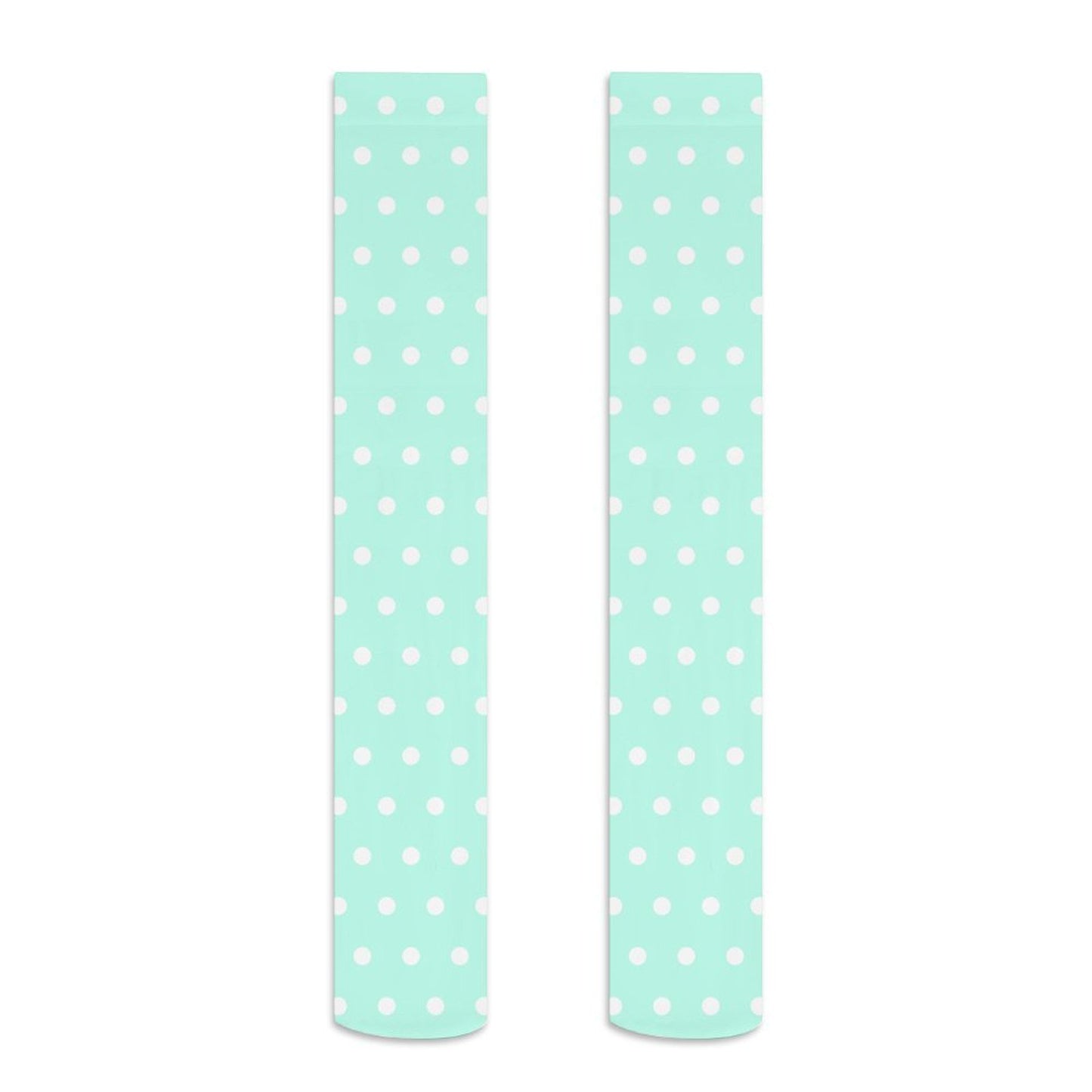 Cute Polka Dots Over Knee Stocking Socks (Mint)