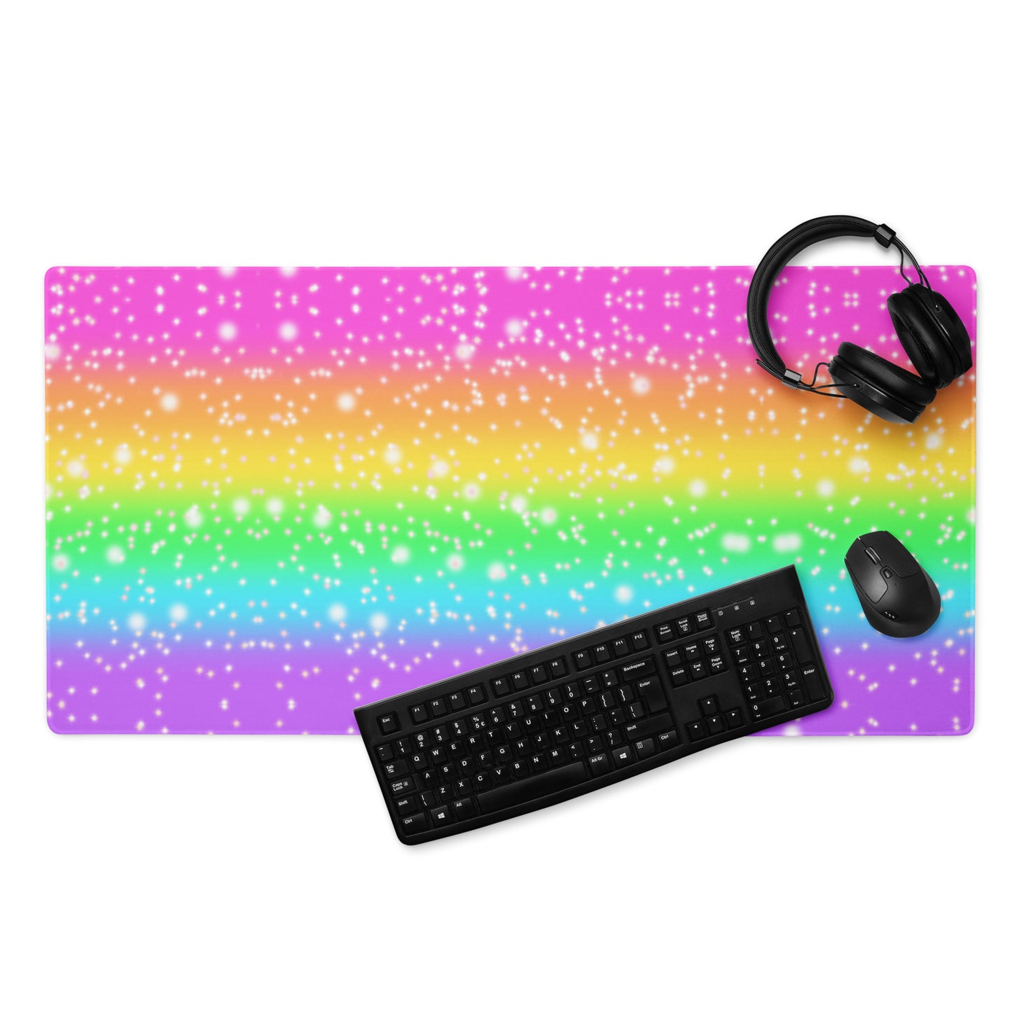 Rainbow Wonderland Desk Mat Gaming Mouse Pad