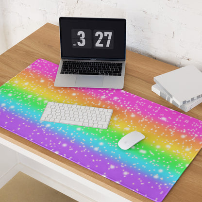 Rainbow Wonderland Desk Mat Gaming Mouse Pad