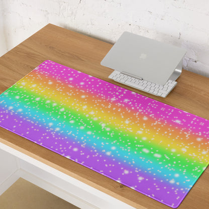 Rainbow Wonderland Desk Mat Gaming Mouse Pad