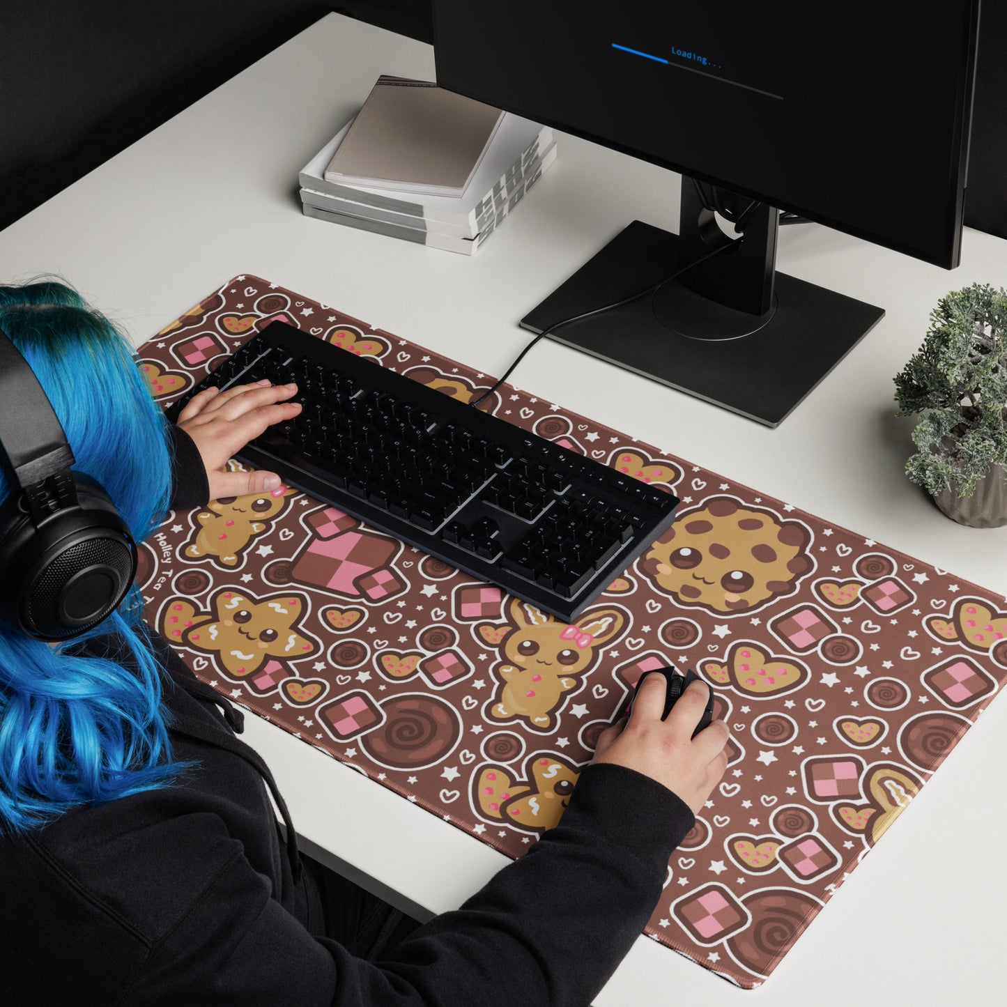 Kawaii Cookies Desk Mat Gaming Mouse Pad