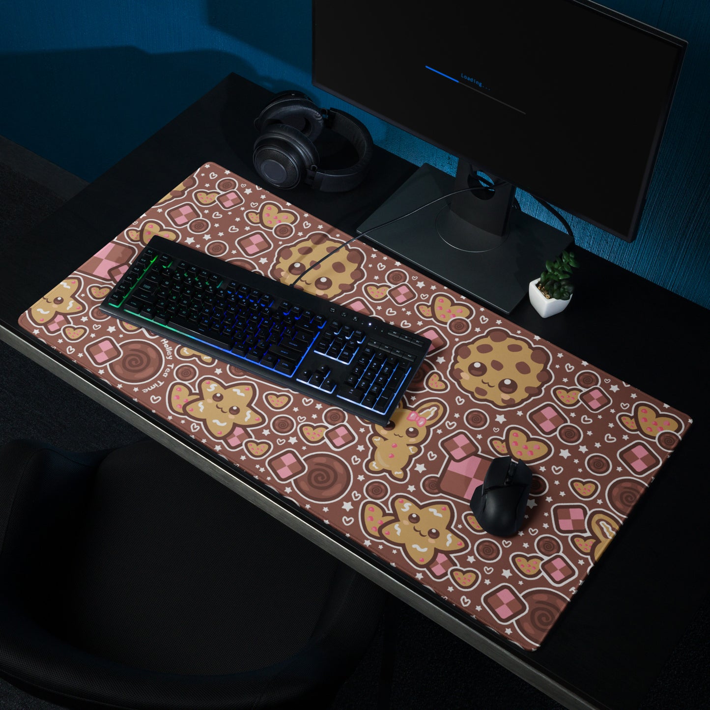 Kawaii Cookies Desk Mat Gaming Mouse Pad