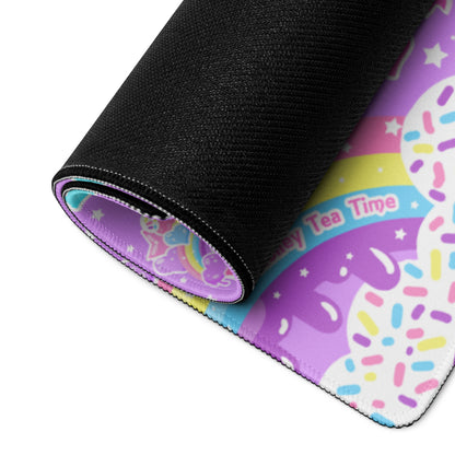 Rainbow Sweets Desk Mat Gaming Mouse Pad (Purple)
