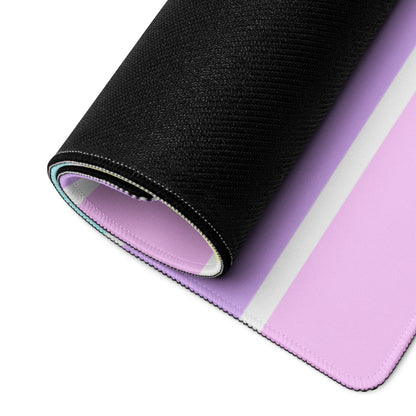 Pastel Stripes Desk Mat Gaming Mouse Pad
