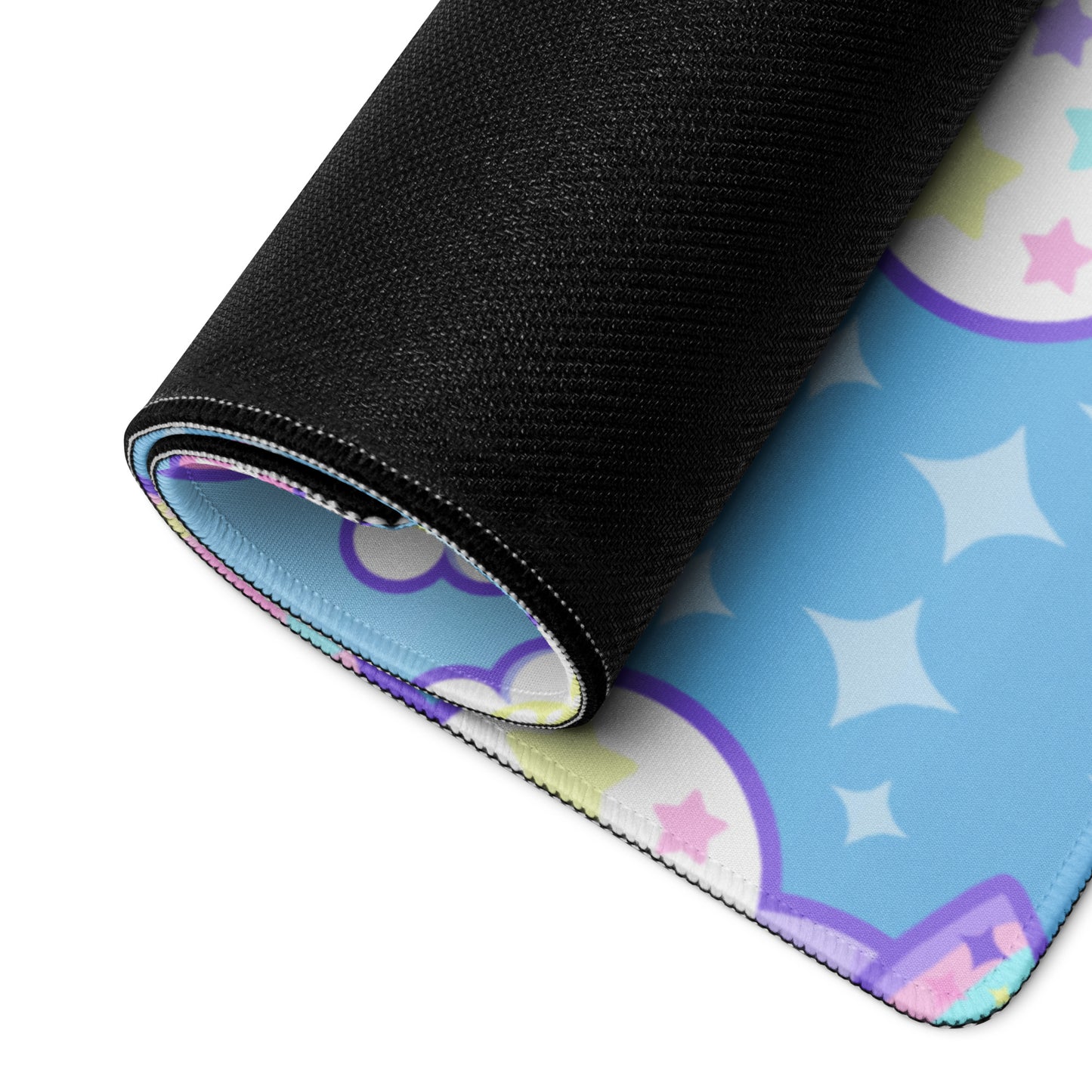 Magical Rainbow Easter Bunny Desk Mat Gaming Mouse Pad