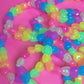 Rainbow Hearts Stretchable Elastic Bracelet (Glows In The Dark)