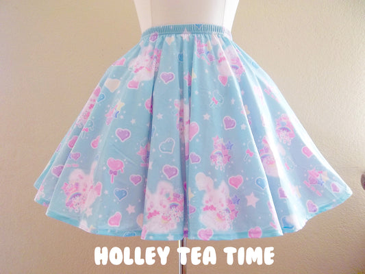 Rainbow sweets mint skater skirt 2nd gen. [made to order]