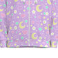 Magical Spring All-Over Print Unisex Zip Hoodie Sweatshirt (Purple)
