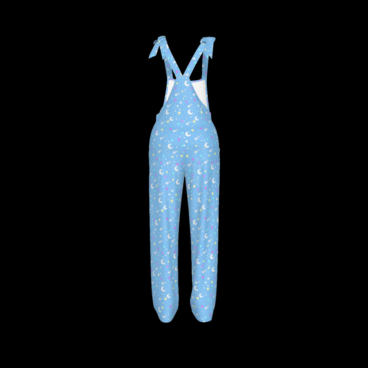 Starry Glitter Blue Jumpsuit Overalls
