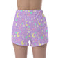 Magical Spring Purple Sport Shorts