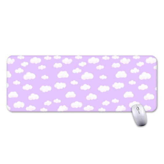 Dreamy Clouds Gaming Mouse Pad / Desk Mat (Lilac)