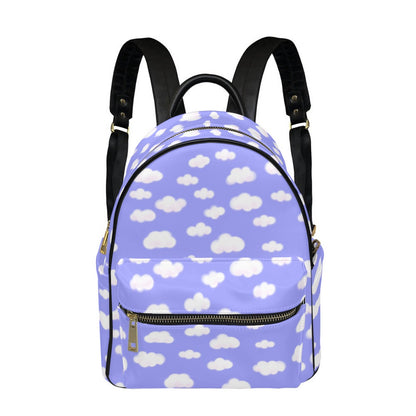 Dreamy Clouds Mini Backpack (Periwinkle)