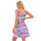 Dripping Sky Women's Skater Dress With Pockets