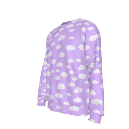 Dreamy Clouds Men's Sweatshirt (Lilac)