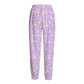 Magical Spring Women's High Waisted Polly Waffle Sweatpants (Purple)
