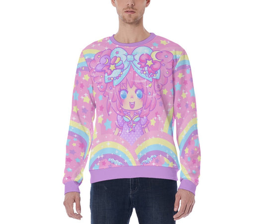 Bubbles Rainbow Land Men's Sweatshirt