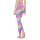 Starry Party Stripes Women's High-Waisted Leggings