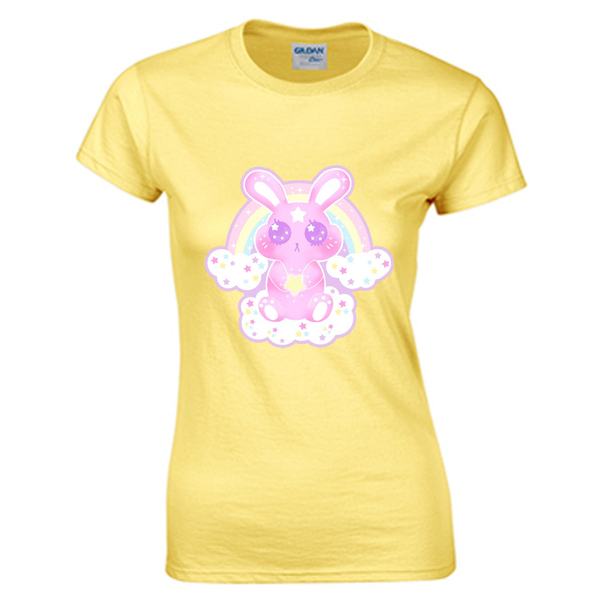 Wishing Bunny Women's Cotton T-shirt