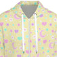 Magical Spring All-Over Print Unisex Zip Hoodie Sweatshirt (Yellow)