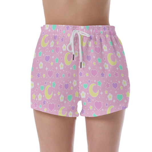 Magical Spring Pink Sport Shorts