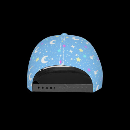 Starry Glitter Blue Peaked Cap