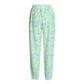 Magical Spring Women's High Waisted Polly Waffle Sweatpants (Blue)