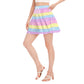Rainbow Ribbon Ruffled Mini Skirt