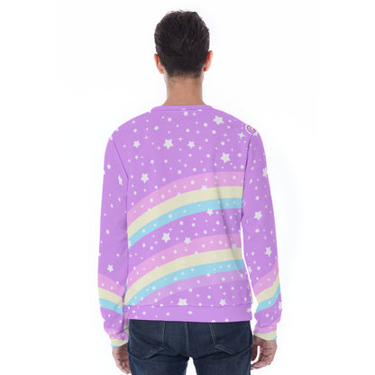 Rainbow Stardust Unicorn Men's Sweatshirt