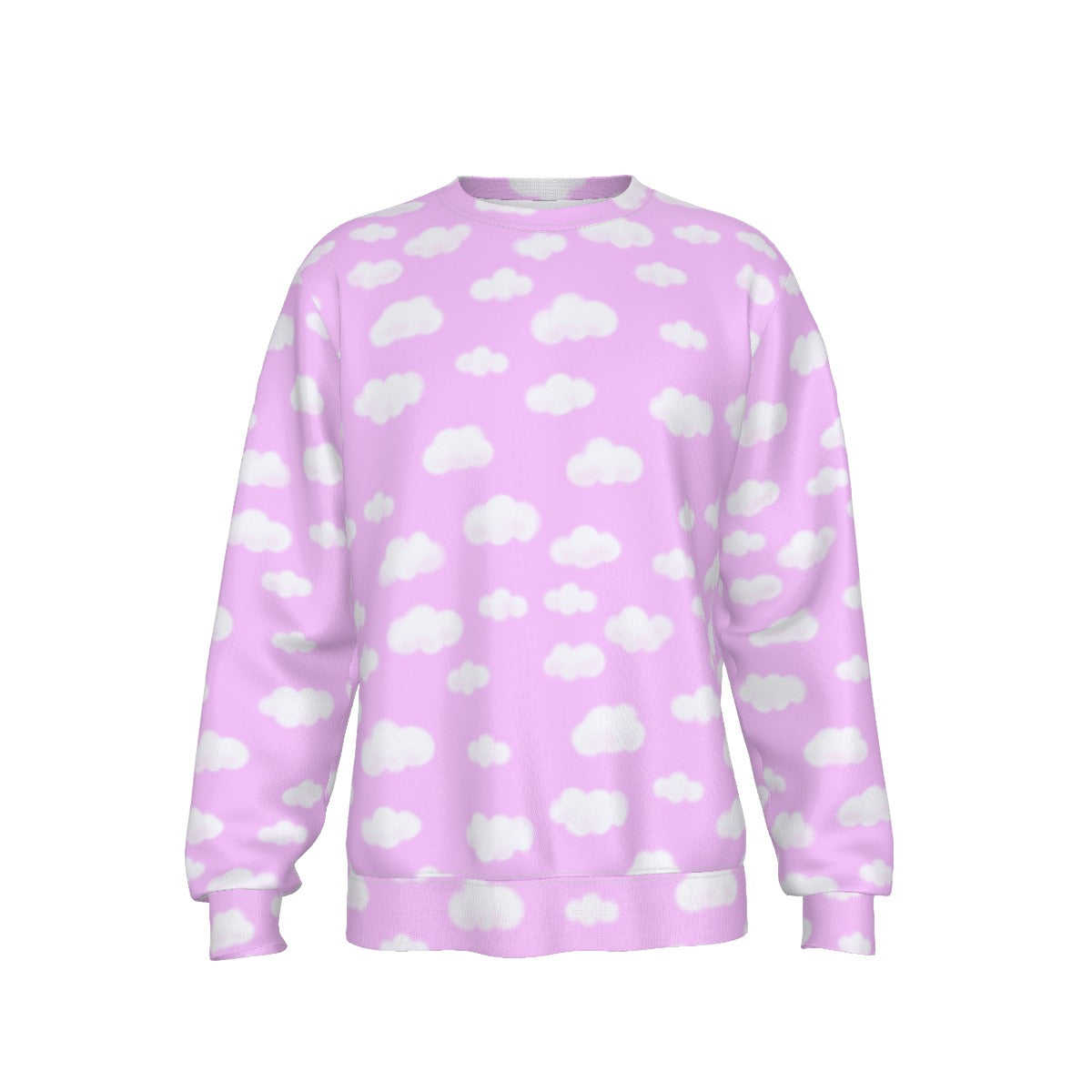 Dreamy Clouds Men's Sweatshirt (Taffy Pink)