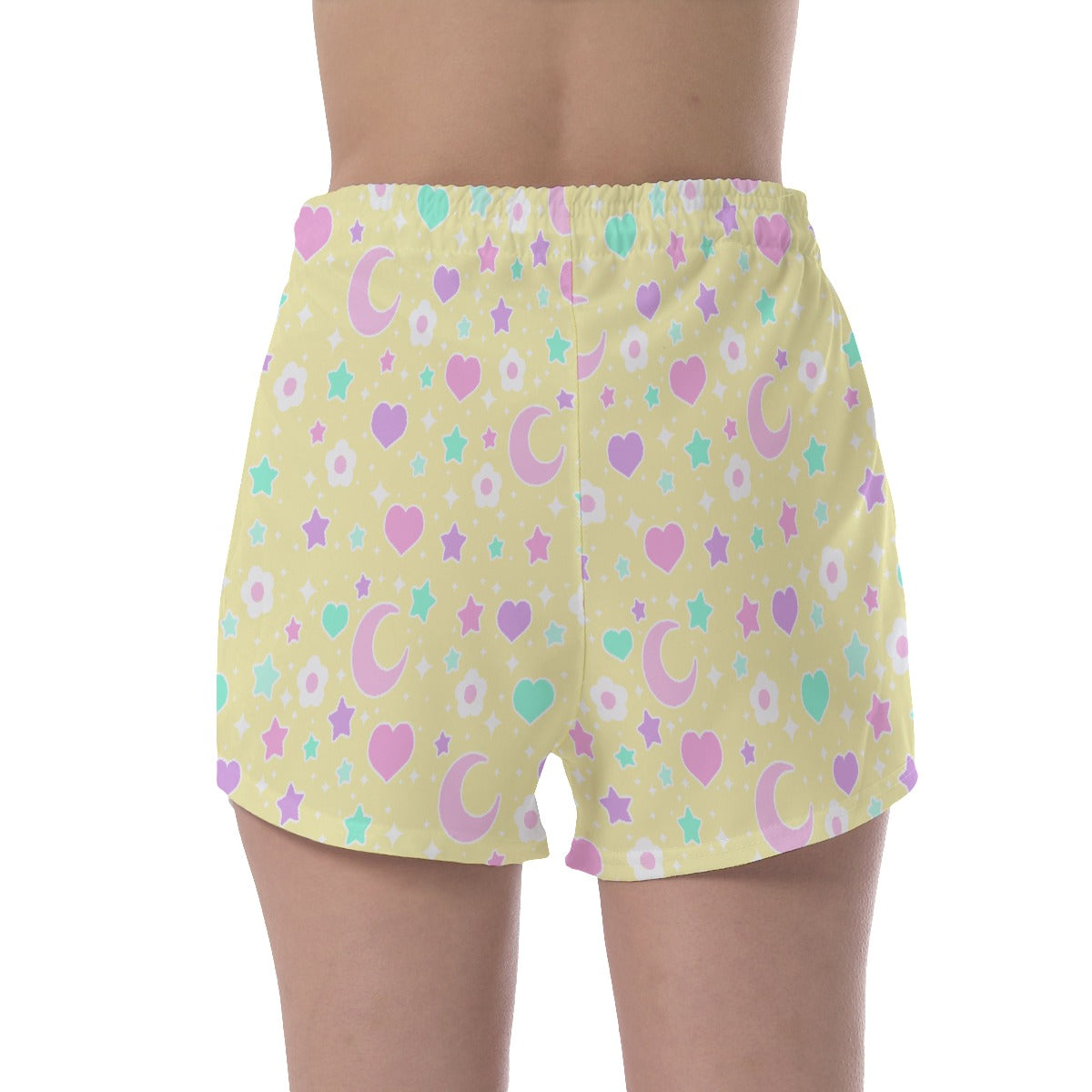 Magical Spring Yellow Sport Shorts