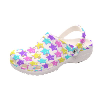 Electric Star Wave White Classic Clogs Men's Shoes