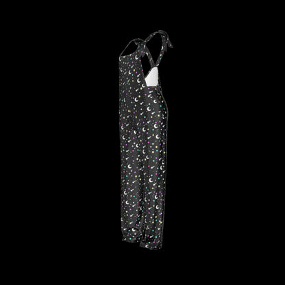 Starry Glitter Black Jumpsuit Overalls