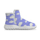 Dreamy Clouds Women's Zip-Up Winter Boots (Periwinkle)