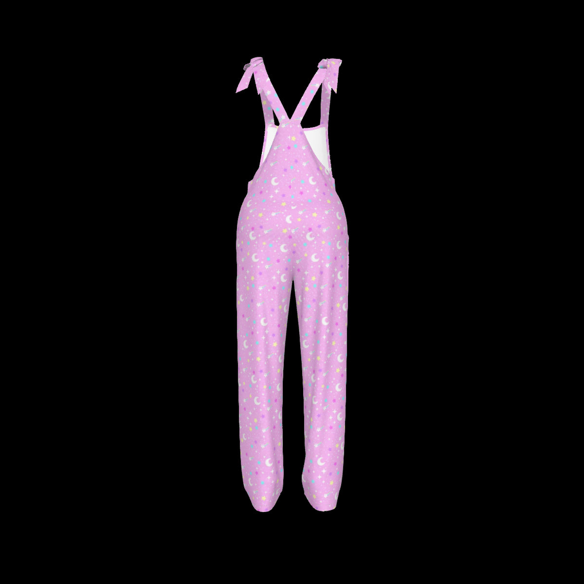 Starry Glitter Pink Jumpsuit Overalls