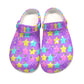 Electric Star Wave Purple Classic Clogs Men's Shoes