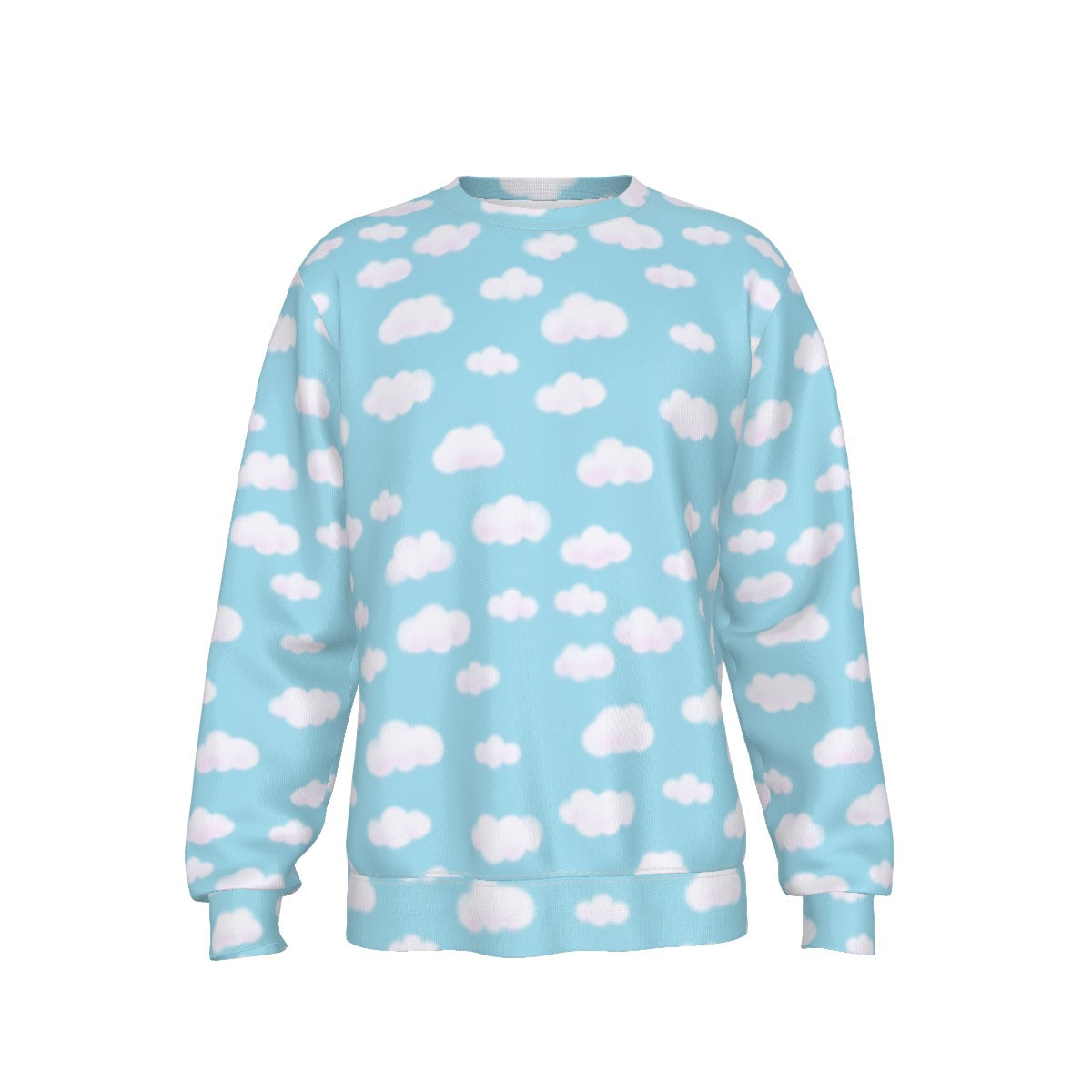 Dreamy Clouds Men's Sweatshirt (Sky Blue)