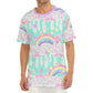 Rainbow Sweets Mint Unisex Cotton T-Shirt